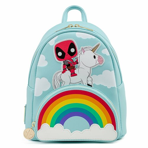Marvel Comics POP! Deadpool 30th Anniversary - Unicorn Rainbow Mini Backpack