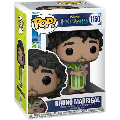 ¡Funko POP! Disney: Encanto- Figura de vinilo de Bruno Madrigal 