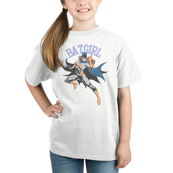 DC Comics - YOUTH Batgirl T-shirt - White - Kryptonite Character Store