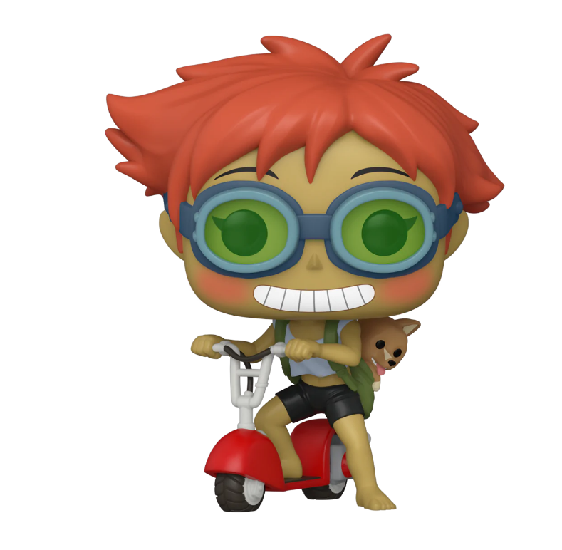 Cargue la imagen en el visor de la galería, ¡Funko POP! Animación: Cowboy Bebop - Edward en Scooter con EIN
