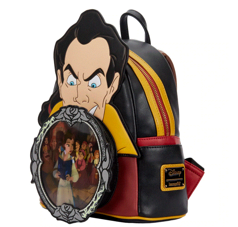 Disney: La Bella y la Bestia - Mini mochila con escena de villanos de Gastón