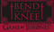 Game of Thrones - Bend the Knee Outdoor Doormat Door Mat 30x18 inch