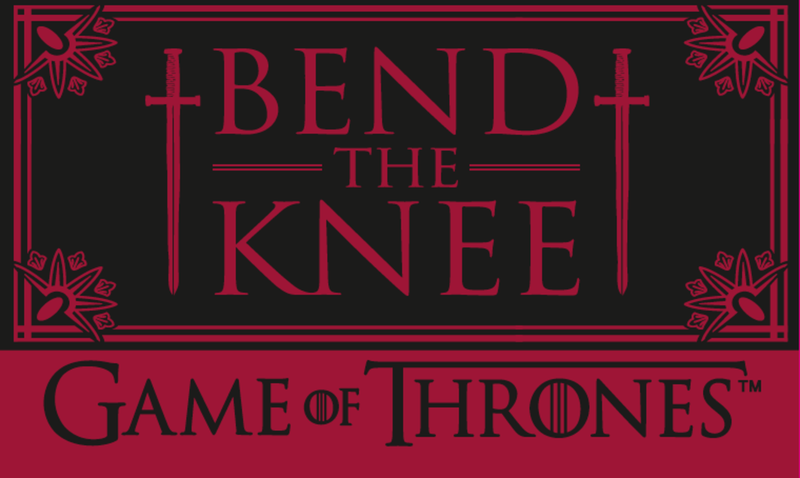 Game of Thrones - Bend the Knee Outdoor Doormat Door Mat 30x18 inch