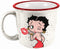 Betty Boop Camper Mug, 14 ounces, White - Kryptonite Character Store