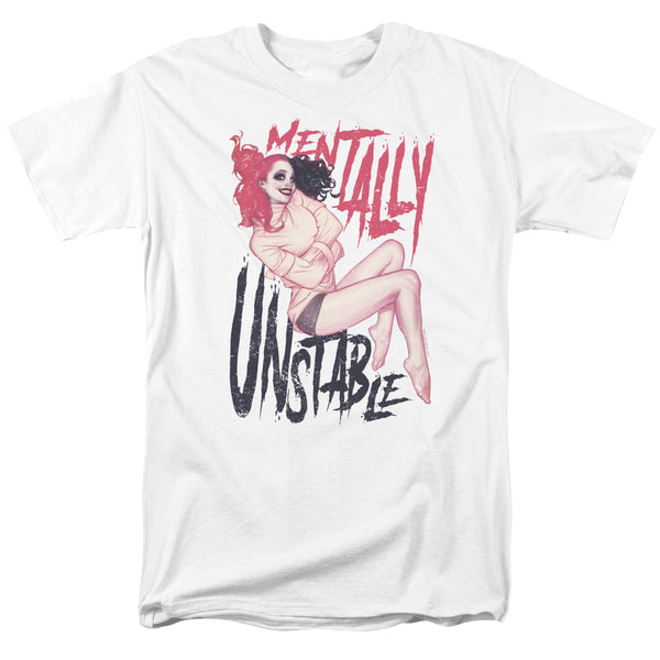 DC Comics: Harley Quinn - Mentally Unstable White T-Shirt