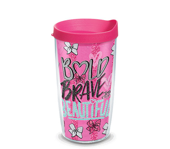 Cargue la imagen en el visor de la galería, Tervis - Nickelodeon - JoJo Siwa - Bold Brave Beautiful Plastic Tumbler - 16 oz - Kryptonite Character Store
