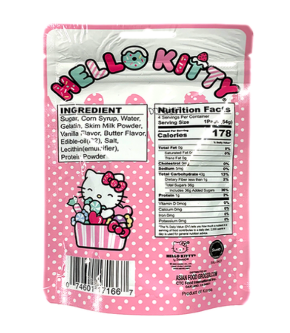 Chargez l&#39;image dans la visionneuse de la galerie, Hello Kitty Soft Candy Milk Flavor 54g
