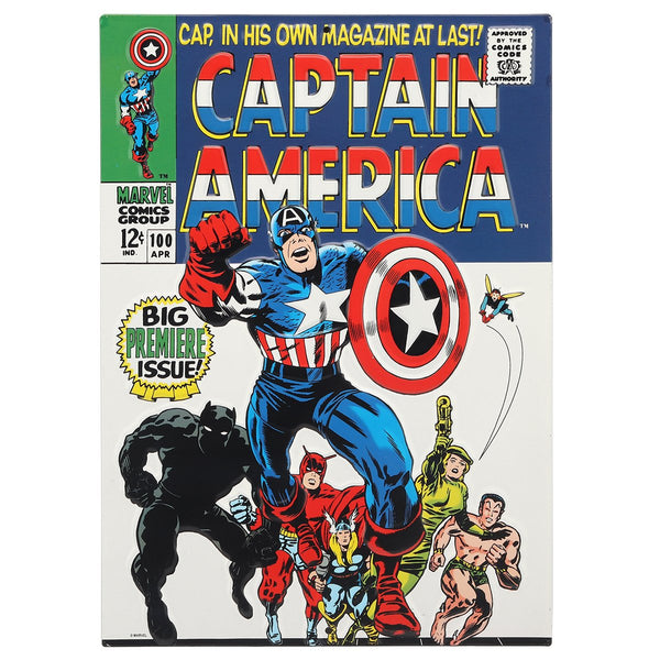 Marvel Avengers Vintage Retro Metal Sign - Vintage Retro Metal Wall Art - Kryptonite Character Store  