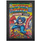 Captain America Comic Book Cover Framed Wall Art 19" x 13" - Kryptonite Character Store