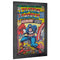 Captain America Comic Book Cover Framed Wall Art 19" x 13" - Kryptonite Character Store