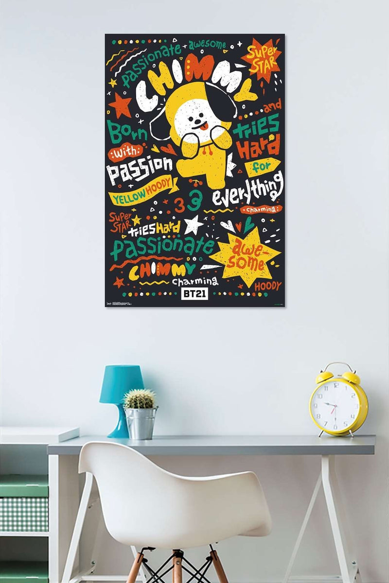 BT21 - Chimmy - Wall Poster 22.375'' x 34''