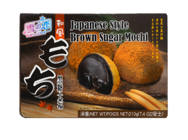 Chargez l&#39;image dans la visionneuse de la galerie, Yuki Love Japan Mochi Brown Sugar 210g
