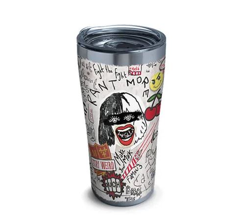 Disney - Cruella Graffiti en acier inoxydable avec couvercle coulissant 