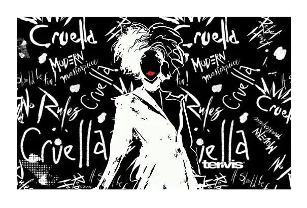 Chargez l&#39;image dans la visionneuse de la galerie, Disney - Cruella Live Action en acier inoxydable avec couvercle coulissant 
