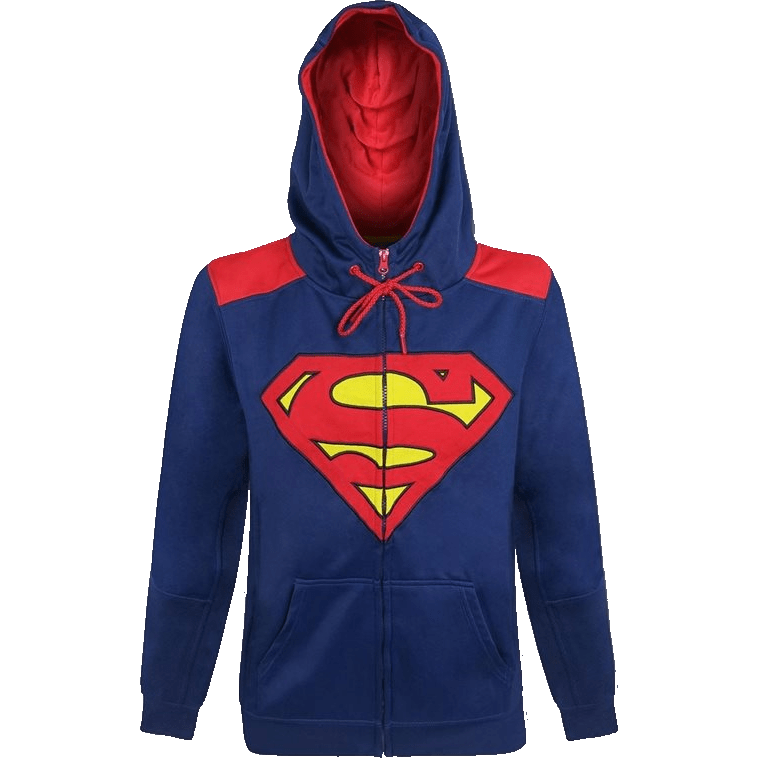 DC Comics: Superman - Pieced Poly Hoodie