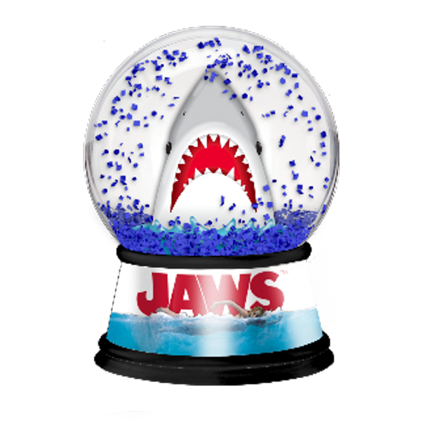 Jaws - Logo Swim 55mm Light up Snow Globe