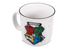 Harry Potter - Taza camper de cerámica con escudo de Hogwarts