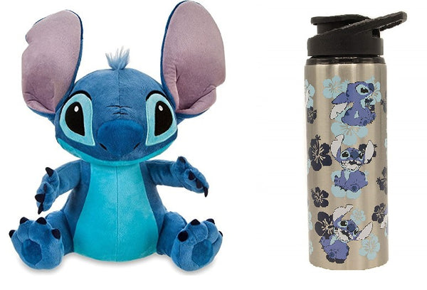 Disney Lilo & Stitch - Stitch Plush & Metal Bottle Set - Kryptonite Character Store