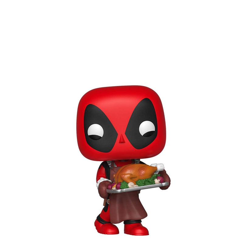 Pop Marvel: Holiday - Deadpool with Turkey - Kryptonite Character Store