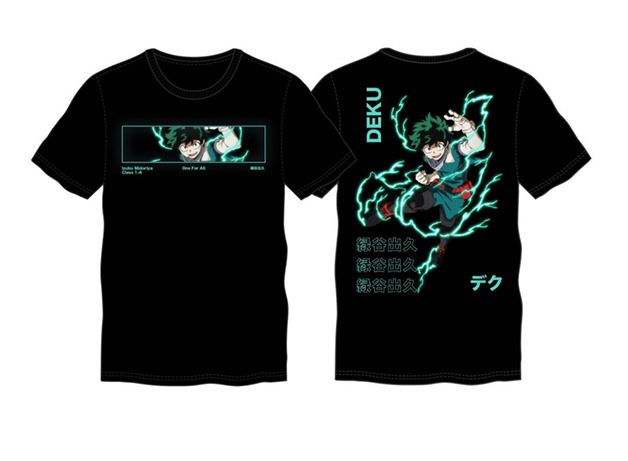 My Hero Academia - Camiseta negra para hombre Deku