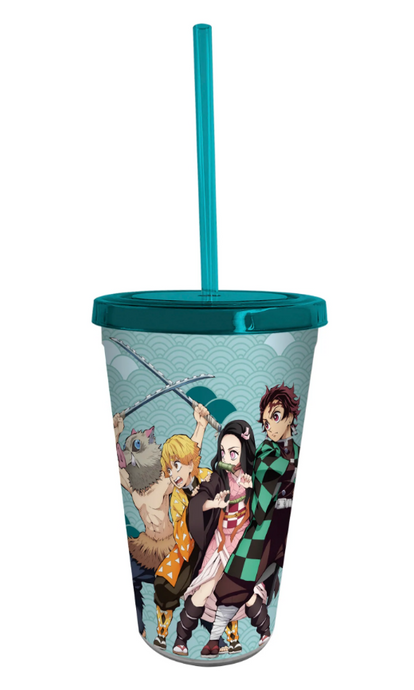 Demon Slayer (Kimetsu no Yaiba) Vaso de plástico de 16 oz