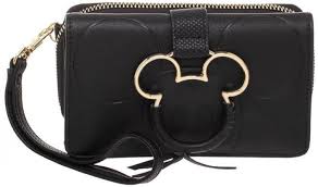 Bioworld - Disney Mickey Mouse Black Clutch Purse - Kryptonite Character Store