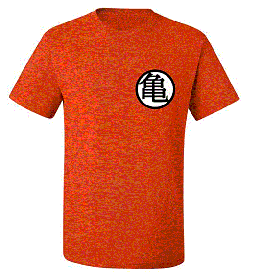 Dragon Ball Z - Camiseta con símbolo de entrenamiento de Goku 