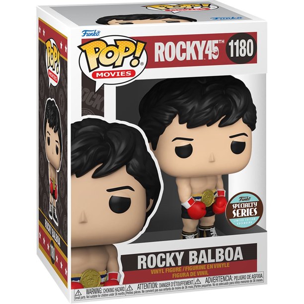 Funko POP! Movies: Rocky 45th - Rocky Balboa with Gold Belt