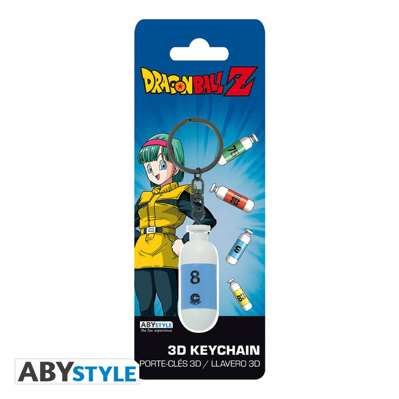 Dragon Ball Z - Blue Capsule Corp. 3D Keychain