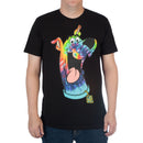 Scooby-Doo - T-shirt noir haute densité Tie Dye pour hommes