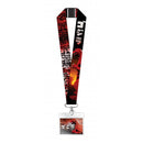 Godzilla - Red & Black with Deluxe Card Holder Lanyard