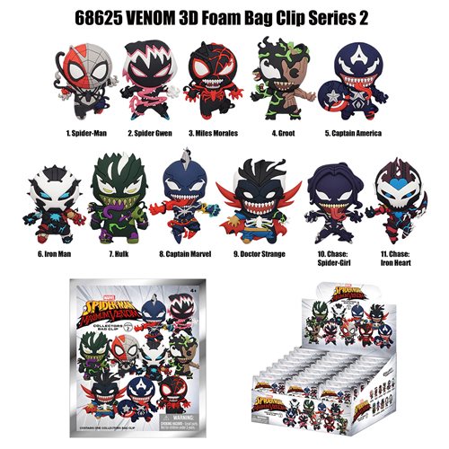 Marvel Comics - Venom Classic Figural Bag Clip Mystery Bag (Series 2)
