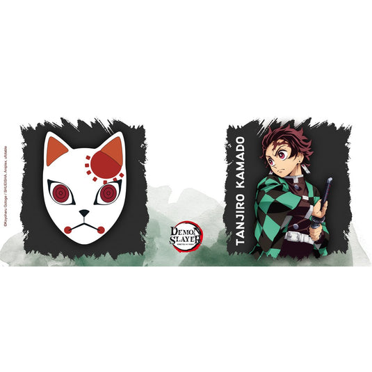 Demon Slayer (Kimetsu no Yaiba): Tanjiro - Taza de cerámica con máscara protectora