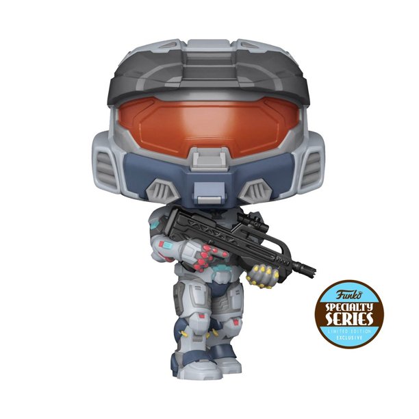 Cargue la imagen en el visor de la galería, ¡Funko POP! Halo Infinite - Mark VII con rifle de batalla BR75 (serie especial)
