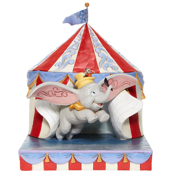 Disney - Dumbo Flying out of Tent Scene Figure