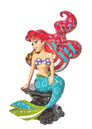 Disney : La Petite Sirène - Figurine Ariel sur Rocher