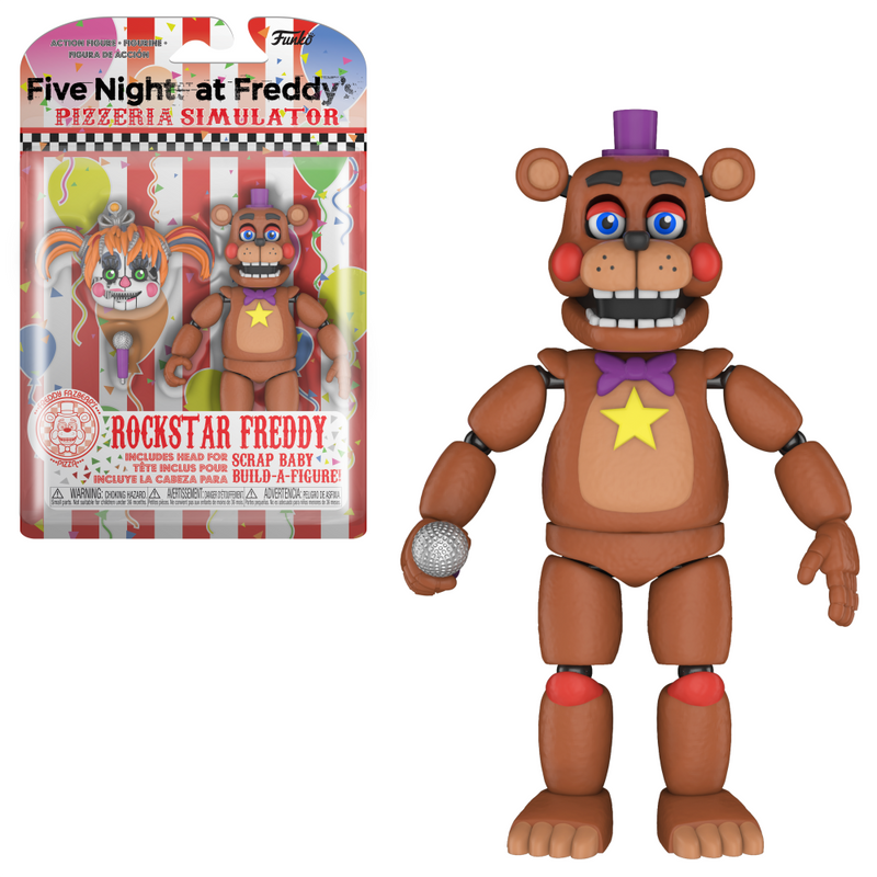 Funko Action Figure: FNAF Pizza Simulator - Rockstar Foxy- Kryptonite Character Store 