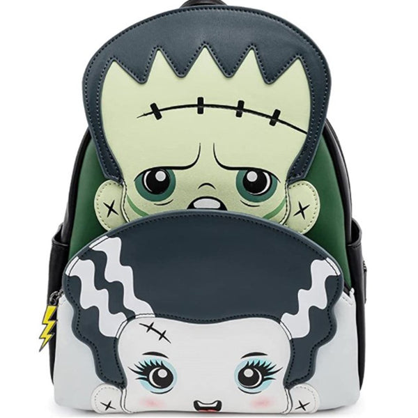 Universal Monsters - Frankie & Bride Cosplay Mini Backpack, Loungefly
