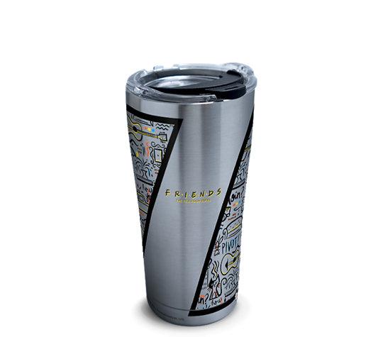 Cargue la imagen en el visor de la galería, Friends Pattern 20 oz. Stainless Steel Tervis Tumbler- Kryptonite Character Store
