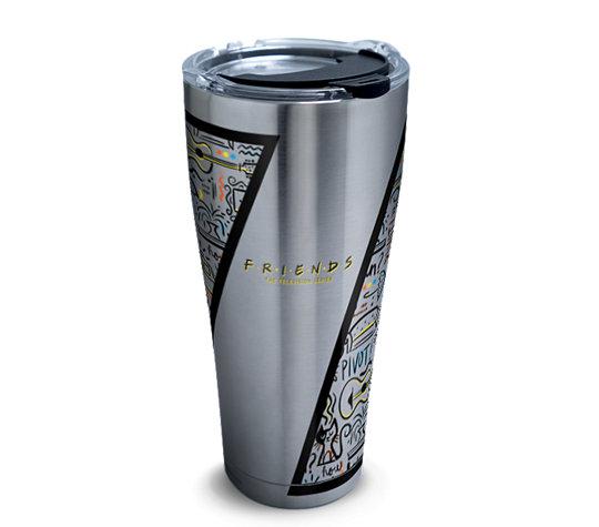 Cargue la imagen en el visor de la galería, Friends Pattern 30 oz. Stainless Steel Tervis Tumbler- Kryptonite Character Store
