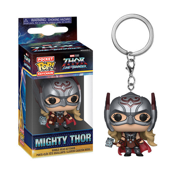 Funko POP! Keychain: Marvel Thor - Love and Thunder - Mighty Thor