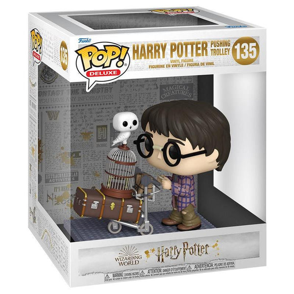 Funko POP! Deluxe : Harry Potter 20ème - Harry pousse le chariot 