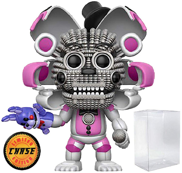 Funko - Five Nights at Freddy's: Sister Location - Funtime Freddy Limited Edition CHASE Pop! Vinyl Figure (Includes Compatible Pop Box Protector Case) - Kryptonite Character Store
