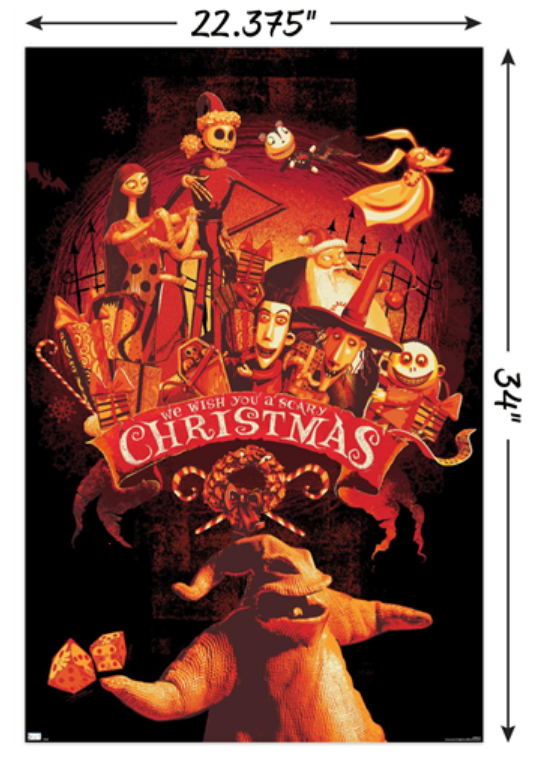 Load image into Gallery viewer, Trends International Disney: The Nightmare Before Christmas - Red Group Wall Poster
