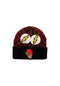 The Flash Faces Lightning Bolts Poms Beanie Hat