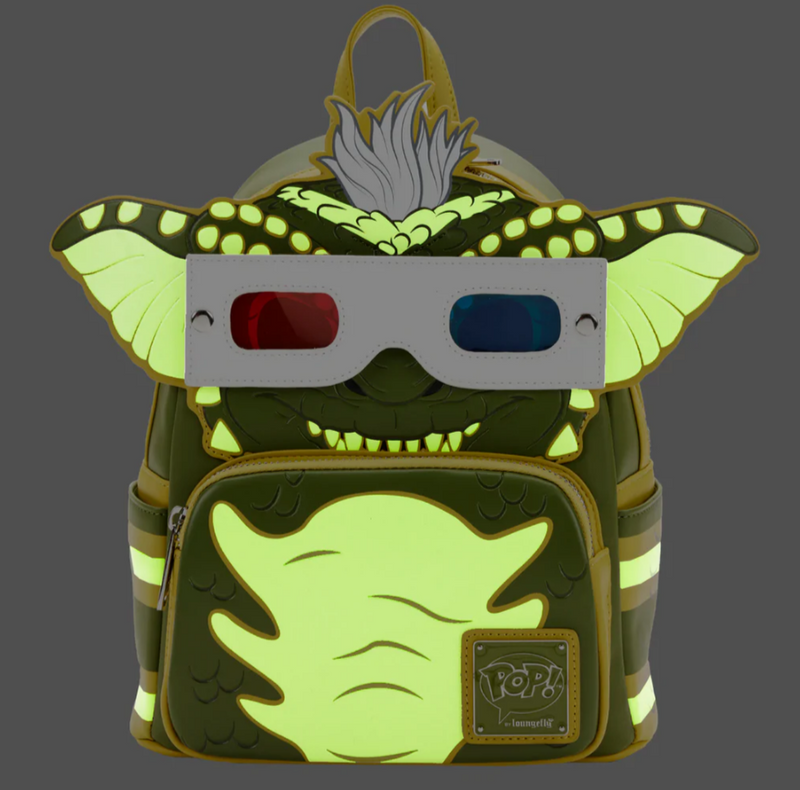 Cargue la imagen en el visor de la galería, Gremlins - Mini mochila para cosplay con rayas brillantes
