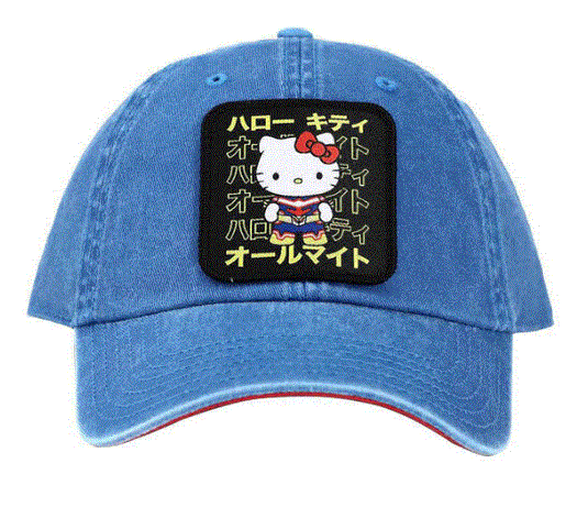 Sanrio: Hello Kitty - Sombrero con parche bordado teñido con pigmento de My Hero Academia