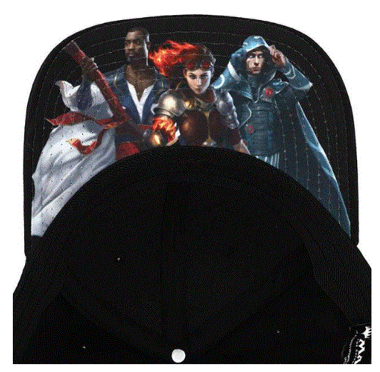 Magic - The Gathering Logo Elite Flex Pre-Curved Bil Snapback Hat