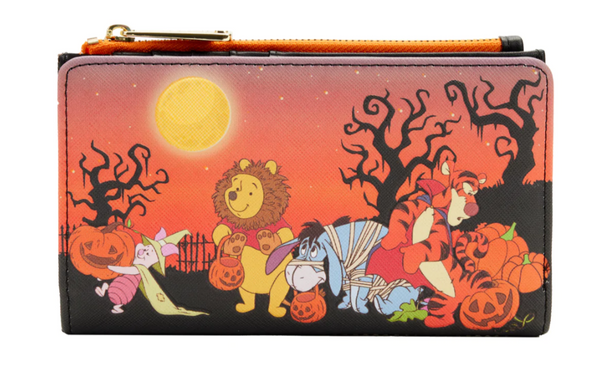 Disney: Winnie the Pooh - Halloween Group Glow Flap Wallet