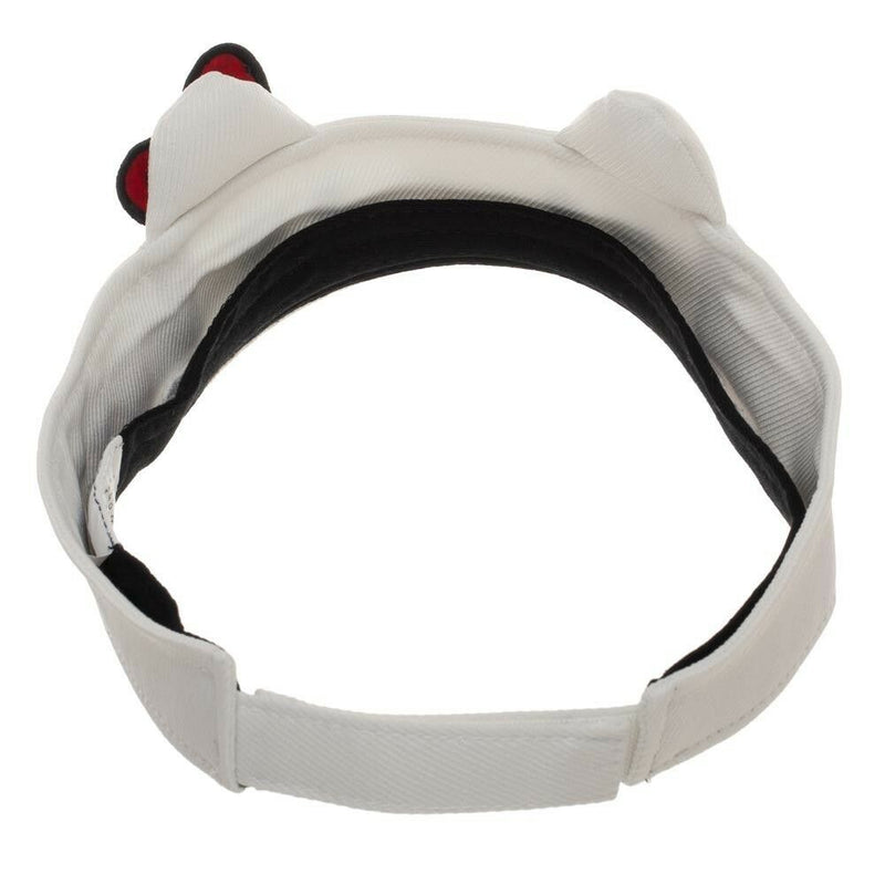 Hello Kitty Visor Hat Cat Ears White Bow SuperCute